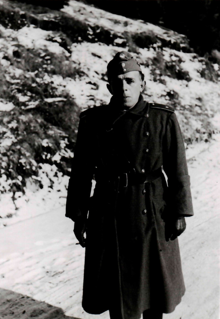 Herz József hadnagy egyenruhában