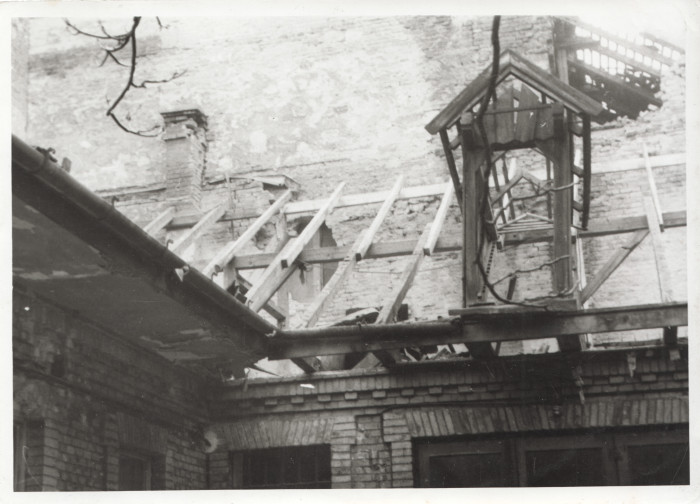 A háborúban megsérült Páva utcai zsinagóga VI.