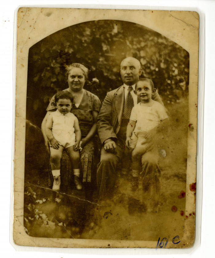 Glaser Jenő és családja 